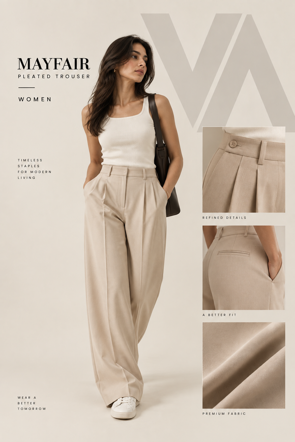 Mayfair Pleated Trouser